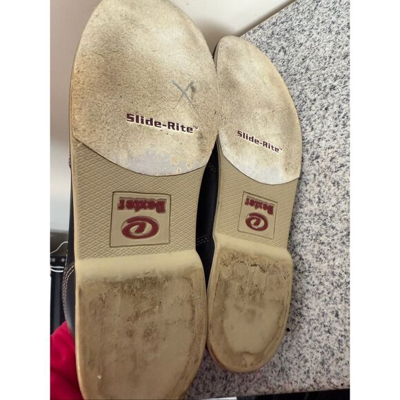 Men’s Dexter Turbo 2 Bowling Shoes Black White Slide-Rite Sole Size 11M - Picture 4 of 5